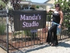 manda's studio sign